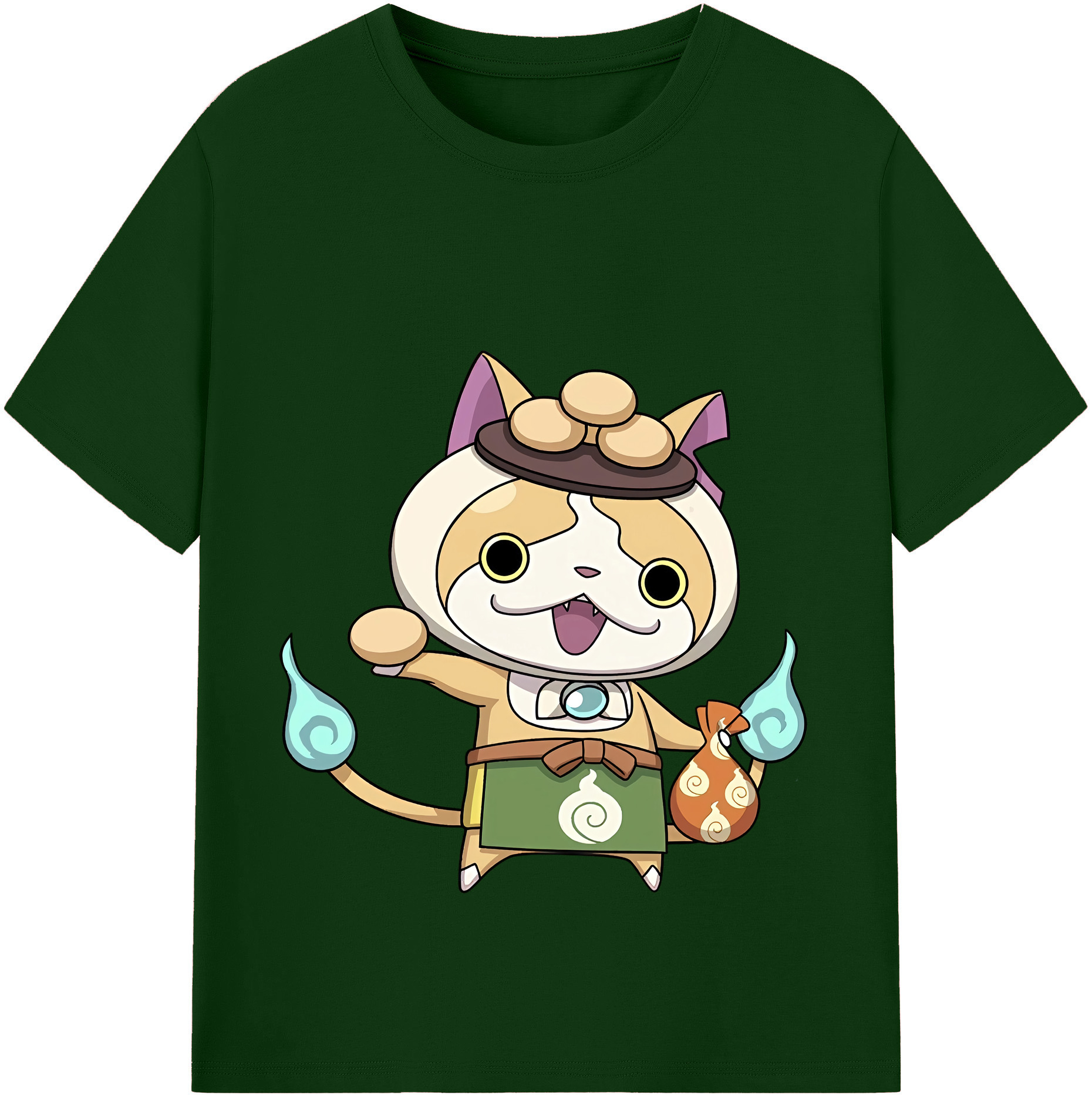 （画像用） 妖怪ウォッチ Yo-kai Watch 綿100％半袖Tシャツ（フロントプリント）